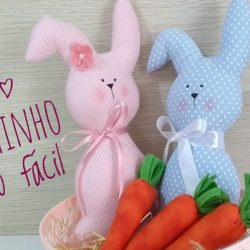 coelhinhos de tecido